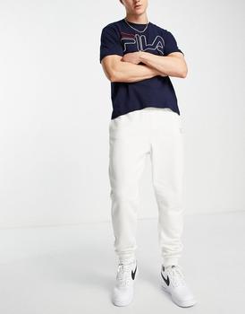 Fila | Fila joggers with logo in white商品图片,4折