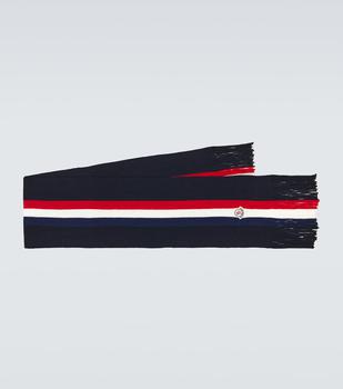 Moncler | 羊毛罗纹围巾商品图片,