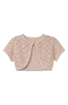 Speechless | Kids' Crochet Cap Sleeve Cardigan,商家Nordstrom Rack,价格¥79