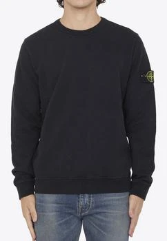 Stone Island | Compass-Patch Pullover Sweatshirt 