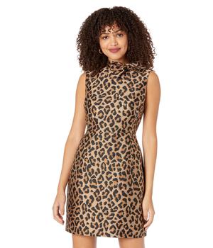 kate spade连衣裙, Kate Spade | Leopard Jacquard Knott Dress商品图片 