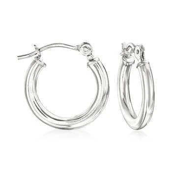 Ross-Simons | 1.5mm 14kt White Gold Small Hoop Earrings,商家Premium Outlets,价格¥708