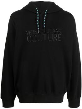 推荐Versace Jeans Mens Black Cotton Sweatshirt商品