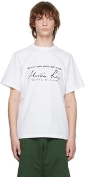 Martine Rose | White Printed T-Shirt 