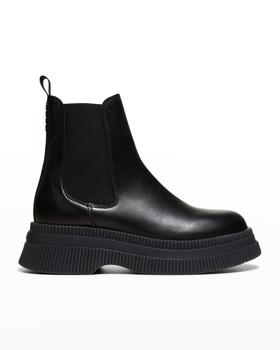 推荐Creeper Calfskin Chelsea Booties商品