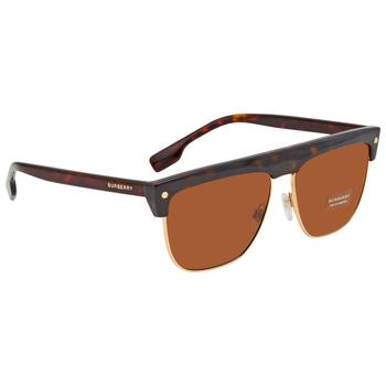 推荐Burberry William Brown Square Mens Sunglasses BE4325 300273 59商品