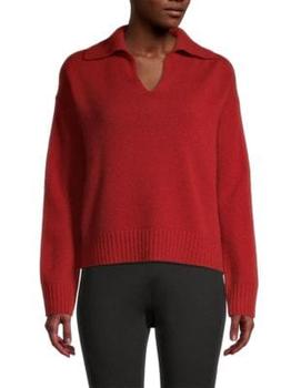 Tahari | Cashmere Split V-Neck Sweater商品图片,2折起