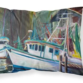 Caroline's Treasures | Joe Patti Shrimp Boat Fabric Standard Pillowcase STANDARD,商家Verishop,价格¥172