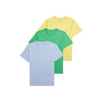 Ralph Lauren | Big Boys Cotton Jersey Crewneck T-shirts, Pack of 3,商家Macy's,价格¥399