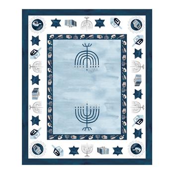 商品Laural Home | Happy Hanukkah Tablecloth, 70" x 84",商家Macy's,价格¥1167图片