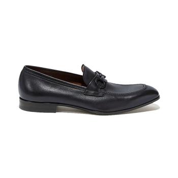 牛皮菲拉格慕皮带, Salvatore Ferragamo | SALVATORE FERRAGAMO 男士黑色牛皮莫卡辛商务皮鞋 0705675商品图片 独家减免邮费