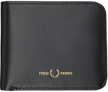 Fred Perry | Black Stamped Bifold Wallet 6.4折
