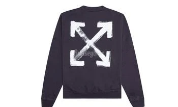 推荐Off-White Painted Arrows Black Crewneck商品