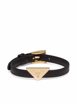 Prada帆布鞋, Prada | Prada Women's Black Leather Bracelet商品图片 
