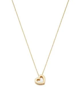 Bloomingdale's | Open Heart Pendant Necklace in 14K Yellow Gold, 18" - 100% Exclusive,商家Bloomingdale's,价格¥4602