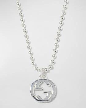 推荐Men's Interlocking GG Pendant Necklace商品