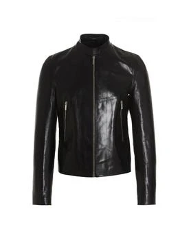 SAPIO | SAPIO Leather jacket,商家Baltini,价格¥5993