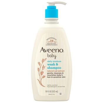 Aveeno | 婴儿温和洗发水 (含天然燕麦提取物)商品图片,满$40享8折, 满折