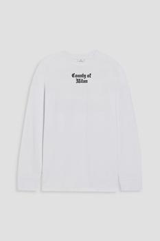 Marcelo Burlon | Appliquéd printed cotton T-shirt商品图片,4.5折