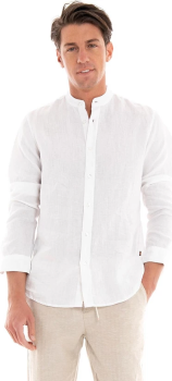 推荐HUGO BOSS 男士白色衬衫 50468092-100商品