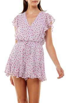 ROW A, ROW A | Ruffle Sleeve Romper商品图片 
