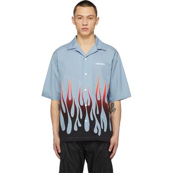 Kenzo | Flames Short Sleeve Shirt - Sage Green商品图片,额外8折, 额外八折