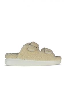 Alexander McQueen | Shearling-lined slides - Shoe size: 42商品图片,7.6折