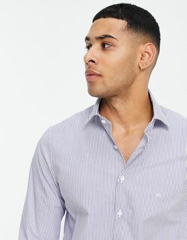 Calvin Klein | Calvin Klein slim fit shirt in blue商品图片,3.3折×额外9.5折, 额外九五折