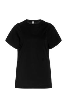 推荐Toteme - Women's Espera Cotton T-Shirt - Black - S - Moda Operandi商品