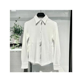 thom browne衬衫新款, Thom Browne | THOM BROWNE 女士白色长袖衬衫 FJP035A-06313-100商品图片 5.7折, 独家减免邮费