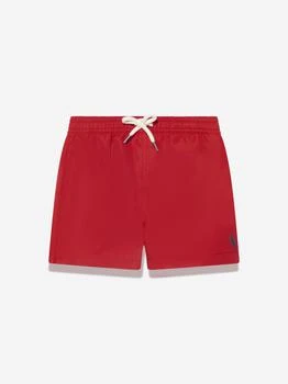 Ralph Lauren | Baby Boys Logo Swim Shorts in Red 额外8折, 额外八折