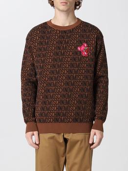 推荐Moschino Couture jacquard Merino wool sweater with animals商品