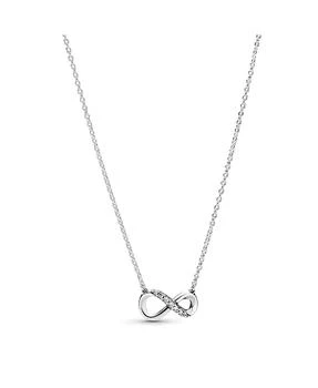 PANDORA | Moments Sterling Sparkling Cubic Zirconia Infinity Collier Necklace,商家Macy's,价格¥603