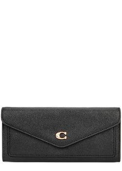 Coach | Wyn black grained leather wallet商品图片,