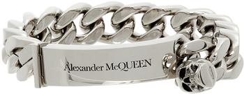 Alexander McQueen | Silver Identity Chain Bracelet商品图片,独家减免邮费
