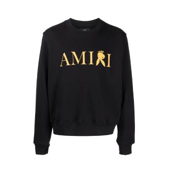 amiri卫衣, AMIRI | AMIRI 男士黑色反面兔子运动衫 MJGC011-024商品图片 独家减免邮费