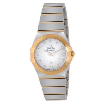 推荐Omega Constellation 18K Yellow Gold And Stainless Steel Quartz Women's Watch 123.20.24.60.55.004商品