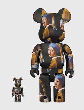 迈迪蔻上海, Medicom | BE@RBRICK Johannes Vermeer「Girl with a Pearl Earring」100％ & 400％商品图片 