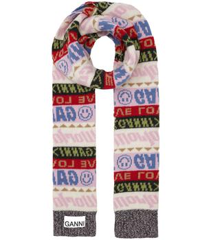 Ganni | Graphic Wool Scarf商品图片,