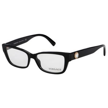 Versace | Versace 黑色 长方形 眼镜 2.6折×额外9折, 独家减免邮费, 额外九折