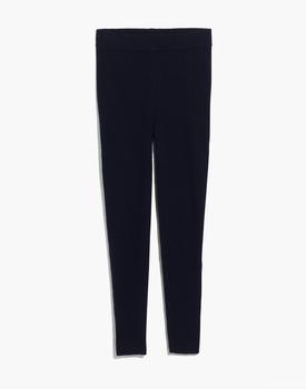 Madewell | (Re)sourced Cashmere High-Rise Sweater Leggings商品图片,6折×额外7折, 额外七折