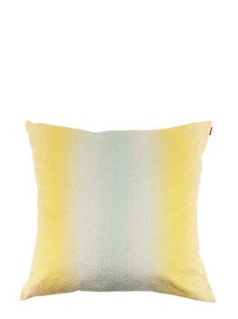 商品Missoni | Missoni Home Logo-Patch Gradient-Printed Cushion,商家Cettire,价格¥2686图片