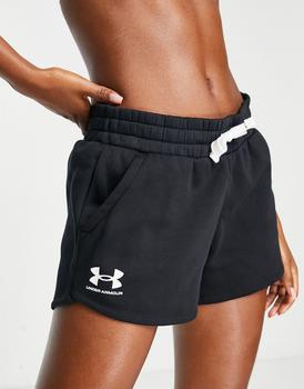 Under Armour | Under Armour Rival fleece shorts in black商品图片,