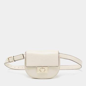kate spade bag男包, [二手商品] Kate Spade | Kate Spade White Leather Greenwood Place Rita Belt Bag商品图片 5.4折