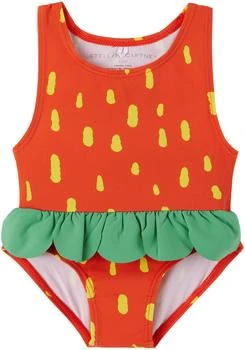 Stella McCartney | Baby Red Strawberry Swimsuit,商家SSENSE,价格¥730