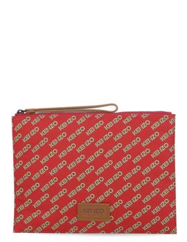 Kenzo | Kenzo All-Over Logo Print Clutch Bag商品图片,6.7折