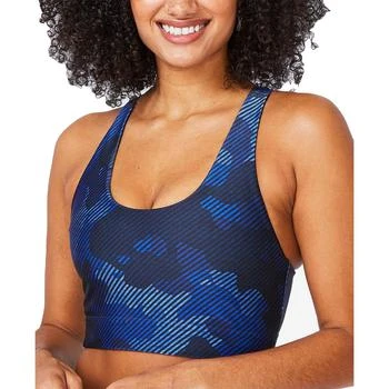 Terez | Terez Women's Printed Reversible Scoopneck Racerback Activewear Sports Bra,商家BHFO,价格¥60