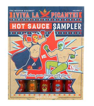 商品Thoughtfully | Lucha Libre Hot Sauce Book Gift Set,商家Premium Outlets,价格¥161图片