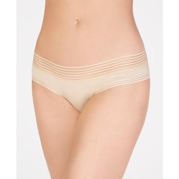 美国ck内裤女, Calvin Klein | Striped-Waist Hipster Underwear QD3672商品图片 
