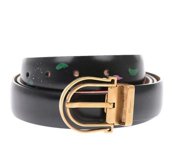 美国菲拉格慕腰带, Salvatore Ferragamo | Painted Logo Buckle Belt Belts Man商品图片 5.5折